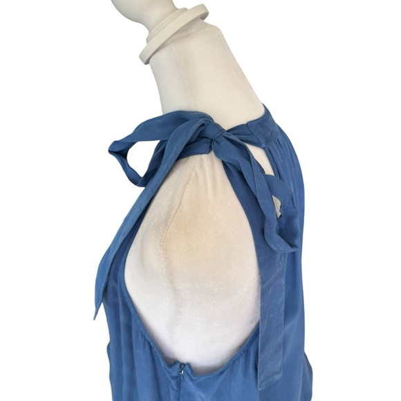 Cloth & Stone - High Neck Side Tie Wide Leg Jumpsuit Sz M - Picture 6 of 10